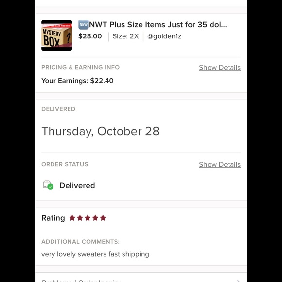 NWT 4 Sweaters/Cardigans Mystery Box 50 dollars - Picture 4 of 5